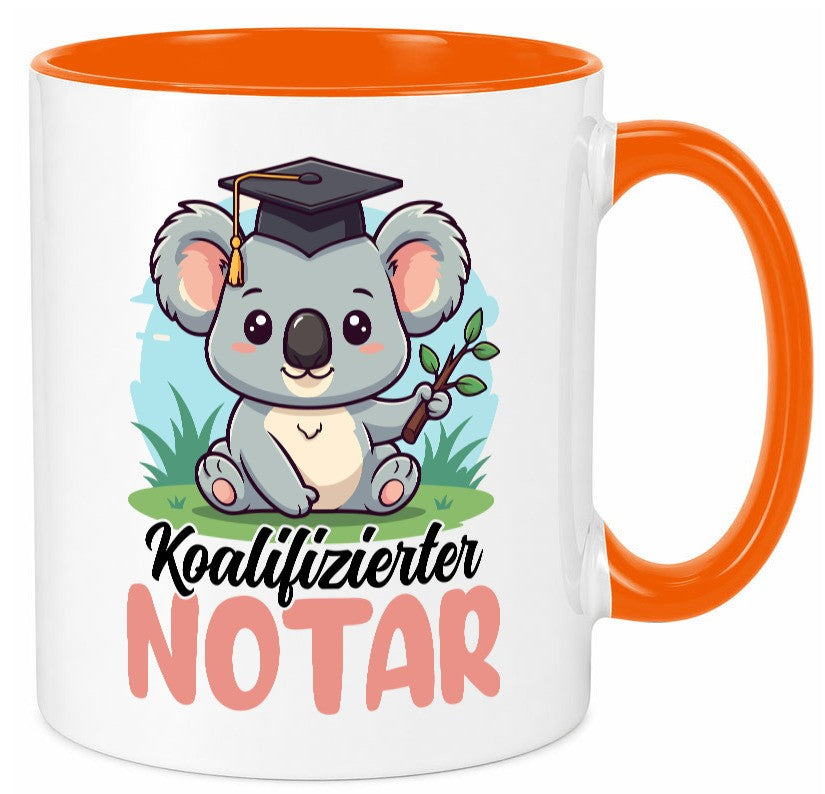 Koalifizierter Notar | Jurist Geschenkidee Humor Tasse