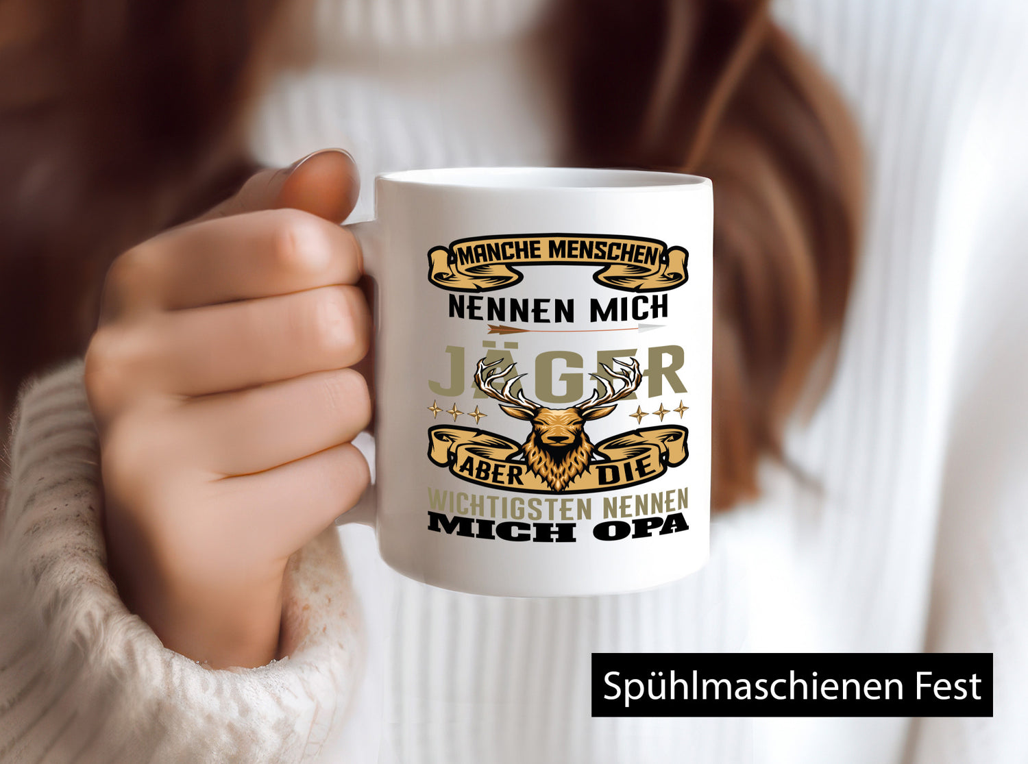 Manche Menschen nennen mich Jäger | Bester Opa Humor Familie Geschenkidee Tasse