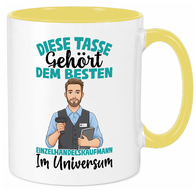 Im Universum: Einzelhandelskaufmann | Einzelhandel Geschenk Humor Geschenkidee Tasse