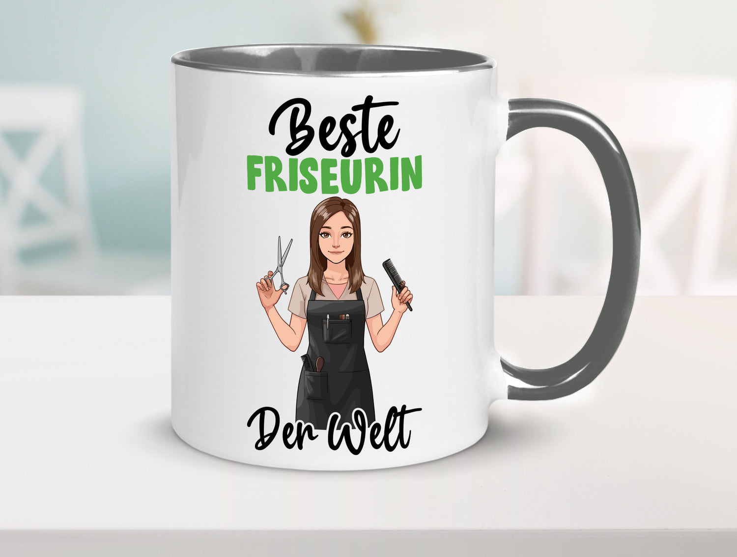 Beste Friseurin | Friseuse Frisuerin Geschenk Humor Geschenkidee lustiger