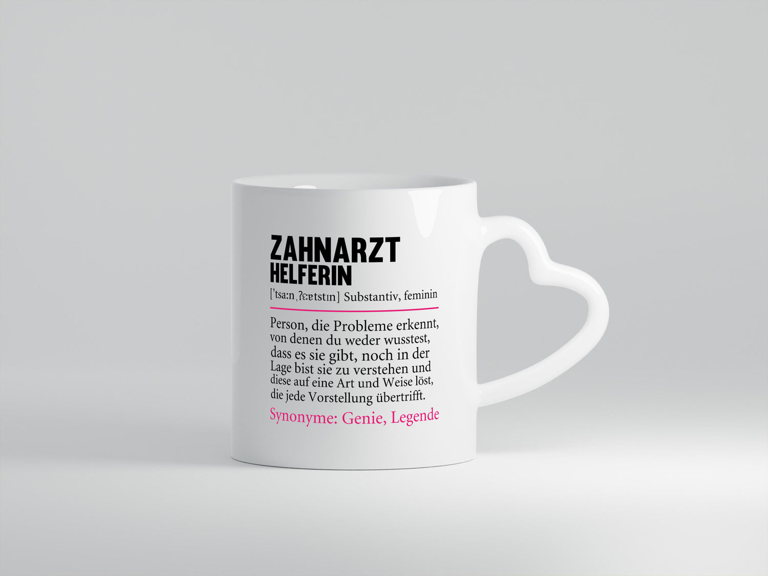 Zahnarzthelferin | Zahnmedizin Humor lustiger Spruch Geschenk Geschenkidee Tasse