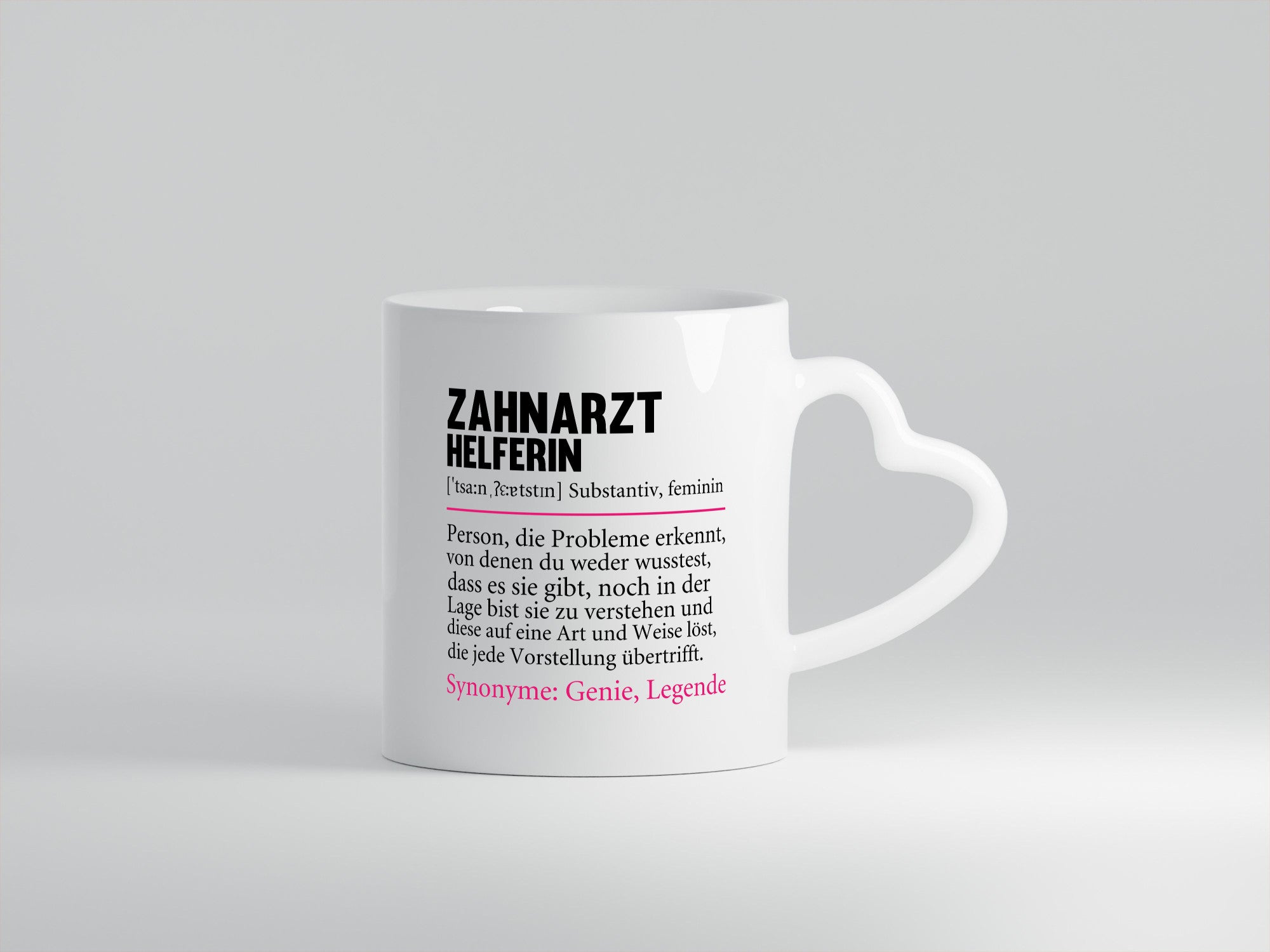 Zahnarzthelferin | Zahnmedizin Humor lustiger Spruch Geschenk Geschenkidee Tasse