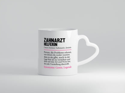 Zahnarzthelferin | Zahnmedizin Humor lustiger Spruch Geschenk Geschenkidee Tasse