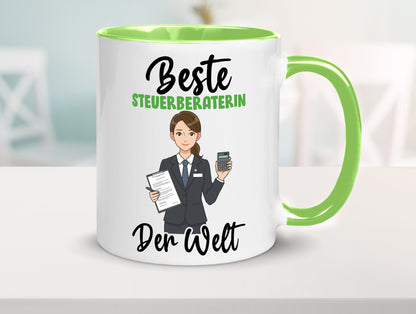 Beste Steuerberaterin | Steuer Beratung v2 Geschenkidee Humor Tasse