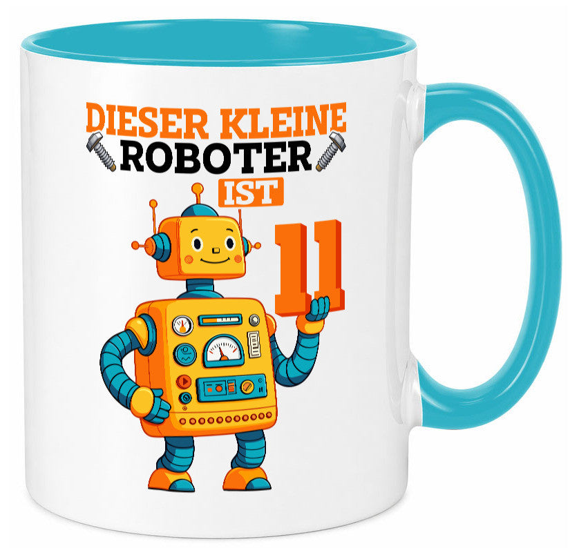11. Geburtstag | 11 Jahre Roboter Junge Geschenk Geschenkidee lustiger Spruch Tasse