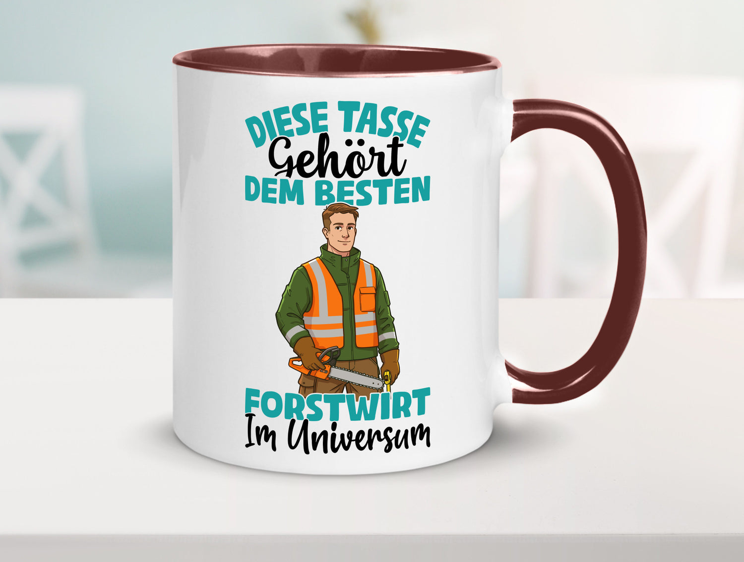 Im Universum: Forstwirt | Waldarbeiter lustig Arbeit Kollegen Büro Geschenk