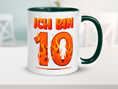 10. Geburtstag | 10 Jahre Drache lustiger Spruch Geschenk Geschenkidee Tasse