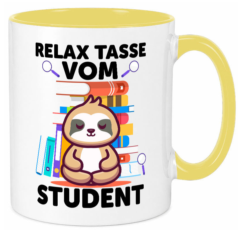 Relax Tasse: Student | Universität Uni Studium lustiger Spruch Geschenk Humor