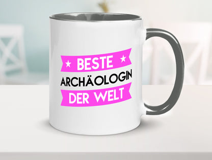 Beste Archäologin| Archäologie | Forscherin Humor Geschenkidee Tasse