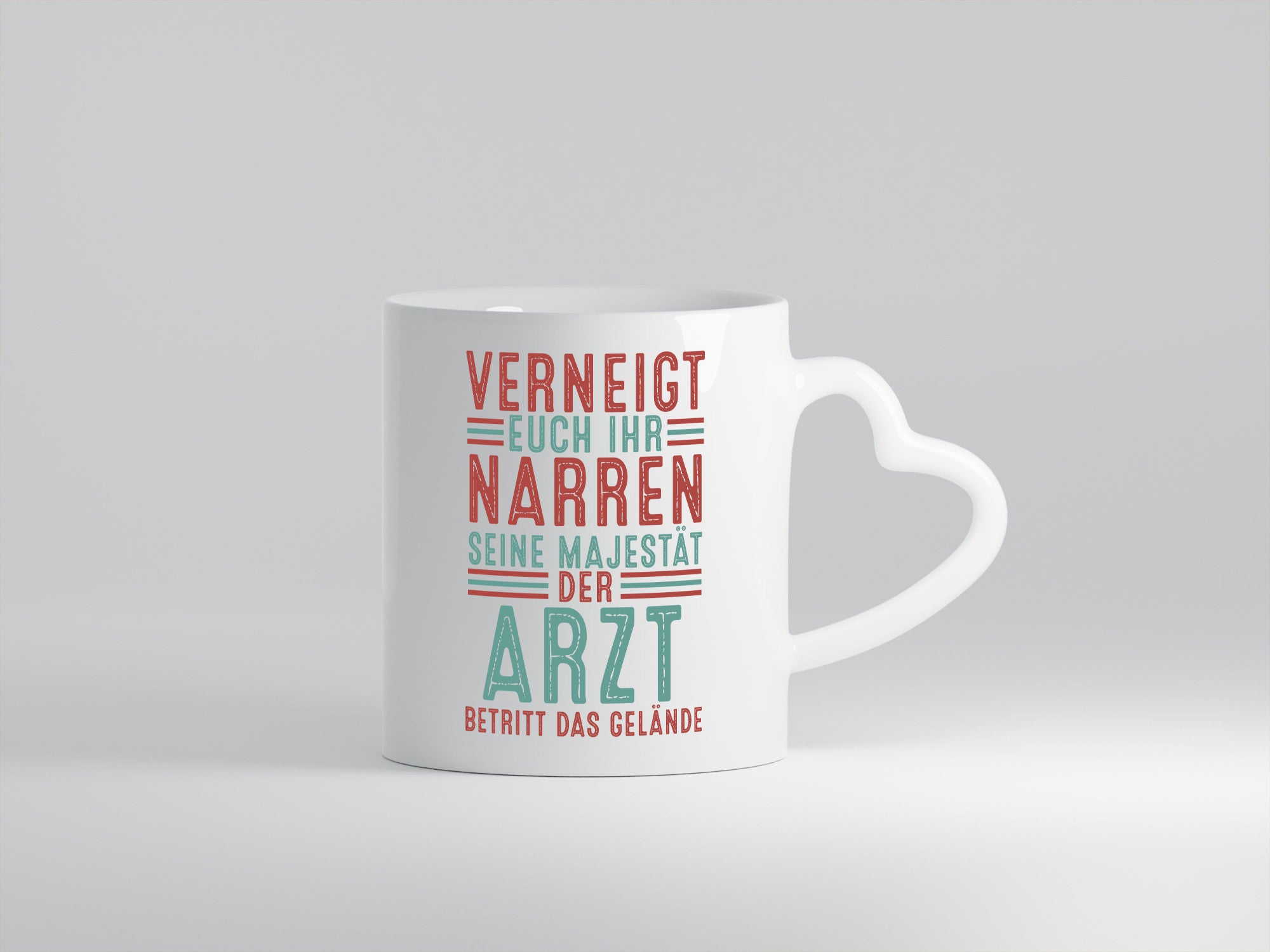 Verneigt euch: Arzt | Medizin Doktor Facharzt v2 Geschenkidee Humor Tasse