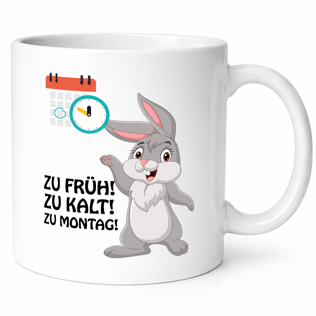 Kalter Montag Geschenkidee Humor Tasse