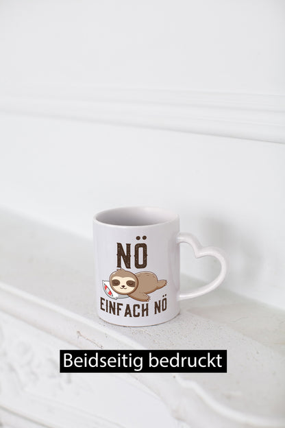 Einfach Nö | Faultier Faulpelz Null Bock Comic Geschenk Tierliebhaber Humor