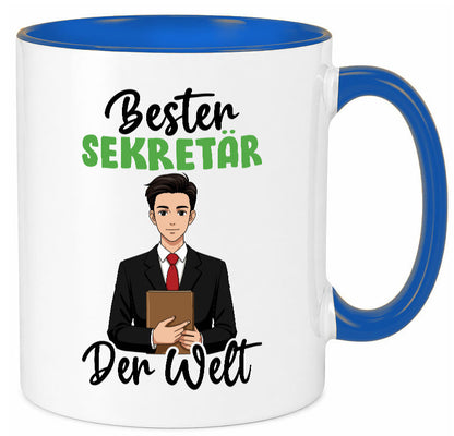 Bester Sekretär | Büro v2 lustiger Spruch Geschenk Arbeit Kollegen Tasse