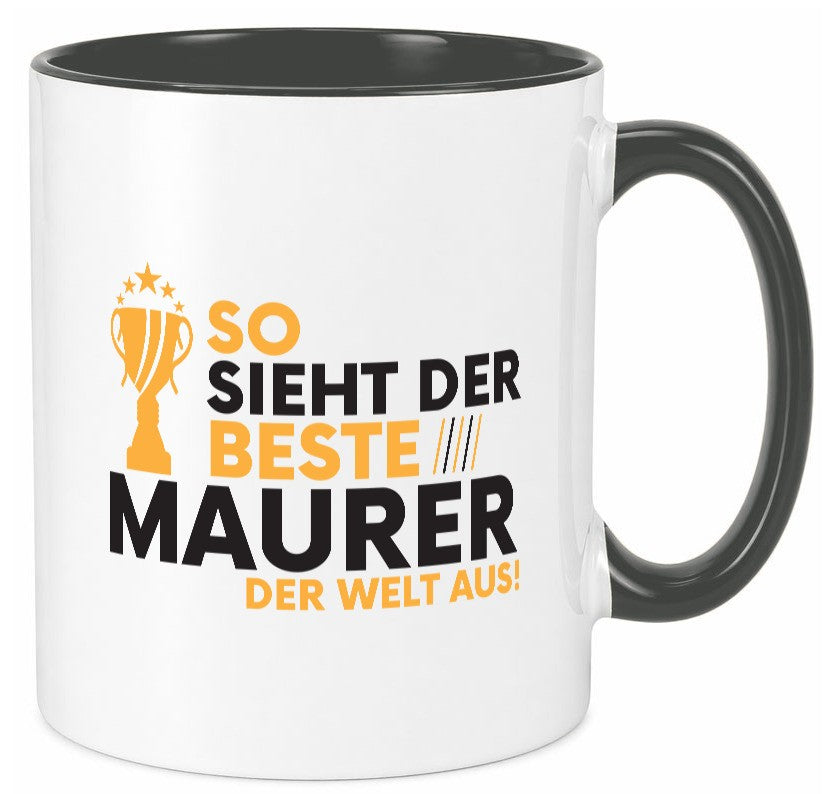 Der Weltbeste Maurer | Bau Handwerker Geschenkidee Humor Tasse