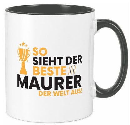 Der Weltbeste Maurer | Bau Handwerker Geschenkidee Humor Tasse