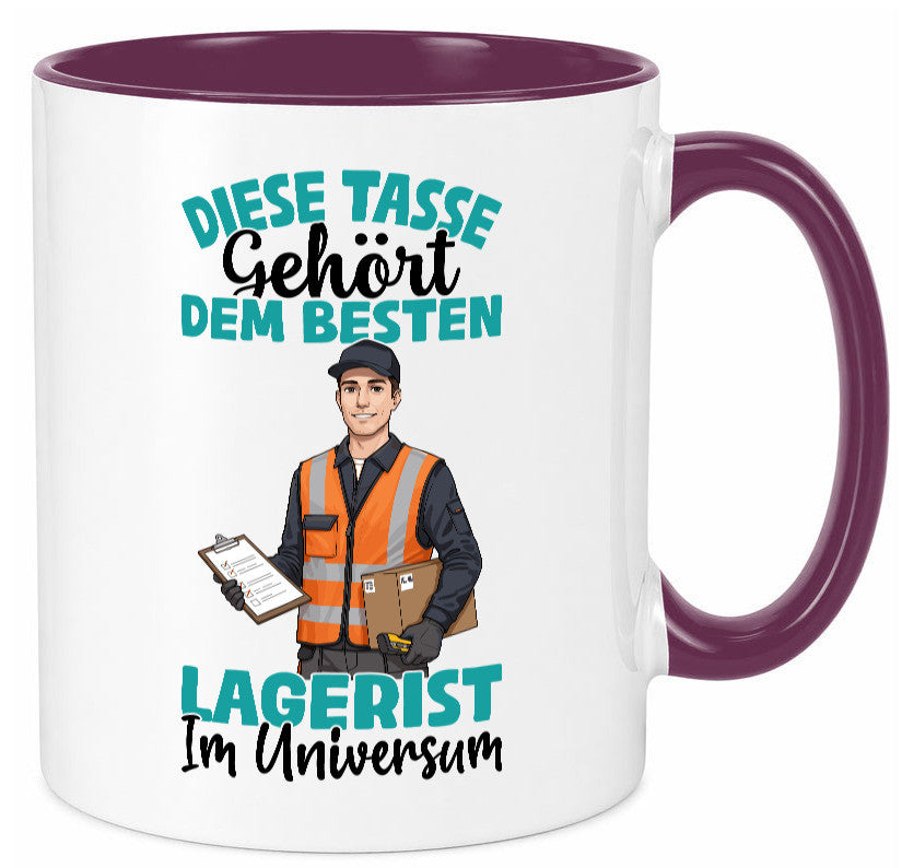 Im Universum: Lagerist | Lageristen Lager Arbeiter lustig Arbeit Kollegen Büro Tasse