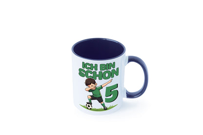 5. Geburtstag | 5 Jahre Fußballer lustiger Spruch Geschenk Geschenkidee Tasse