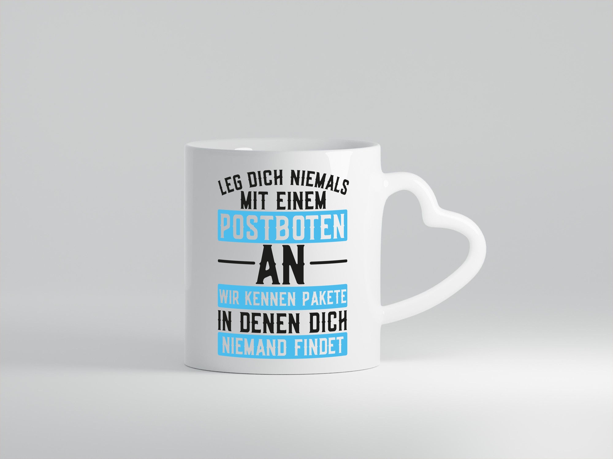 Leg dich nicht mit Postboten an | Paket Zusteller Kurier Geschenkidee Humor