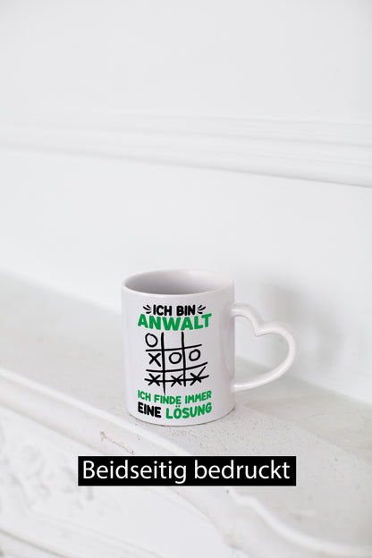 Ich finde immer eine Lösung | Anwalt Rechtsanwalt lustiger Spruch Geschenk