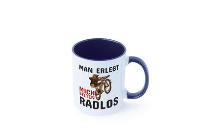 Selten Radlos | Spruchtasse Fahrrad Männer Humor lustiger Spruch Geschenk