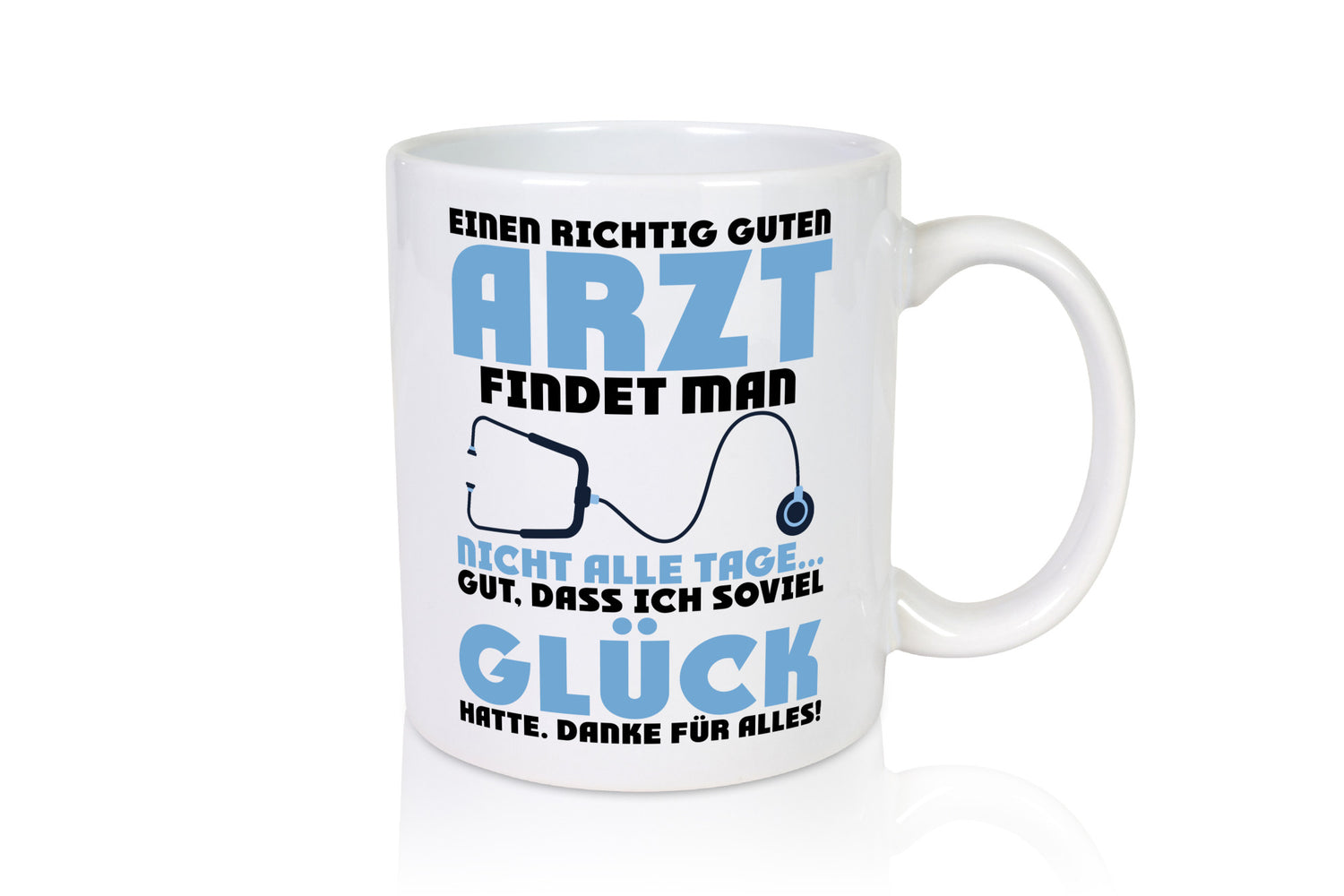 Richtig guter Arzt | Dankeschön Doktor Stethoskop Humor Geschenkidee Tasse