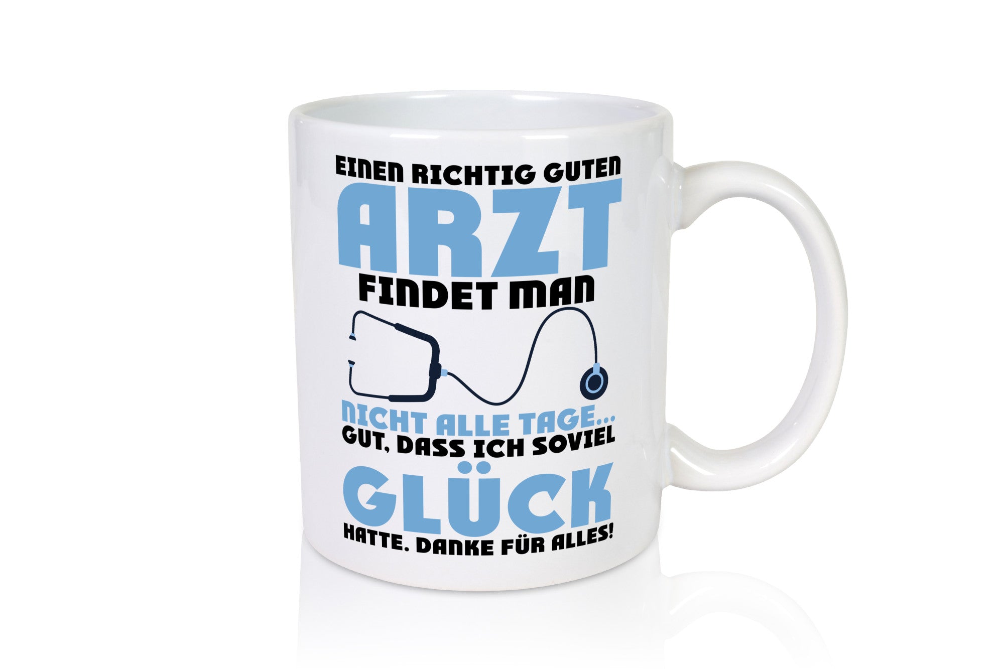Richtig guter Arzt | Dankeschön Doktor Stethoskop Humor Geschenkidee Tasse