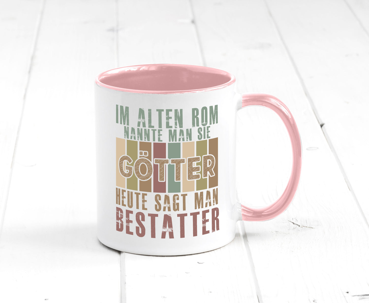 Heute sagt man: Bestatter | Bestattung Totengräber Geschenk Humor Geschenkidee