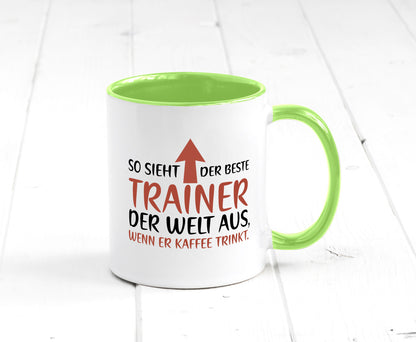 So sieht Bester Trainer der Welt aus | Kaffee Humor Geschenkidee Tasse