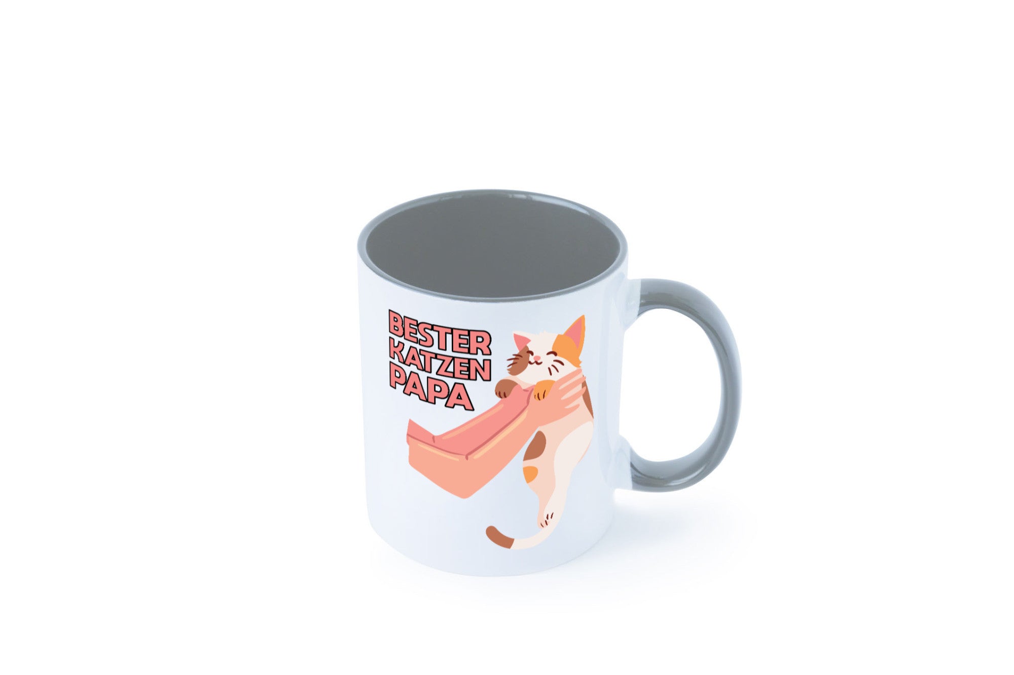 Bester Katzenpapa | Katze Gabel Geschenk Tierliebhaber Humor lustiger Spruch