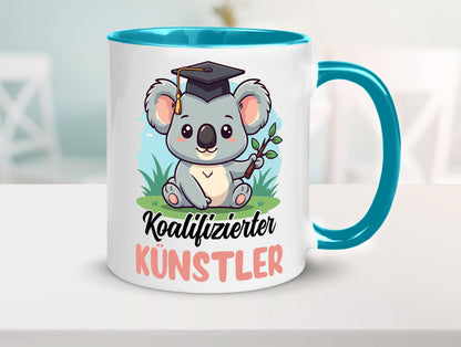 Koalifizierter Künstler | Kunst Humor Geschenkidee Tasse