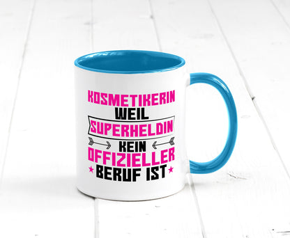Superheldin Kosmetikerin | Kosmetik Stylistin Visagistin Geschenk Humor