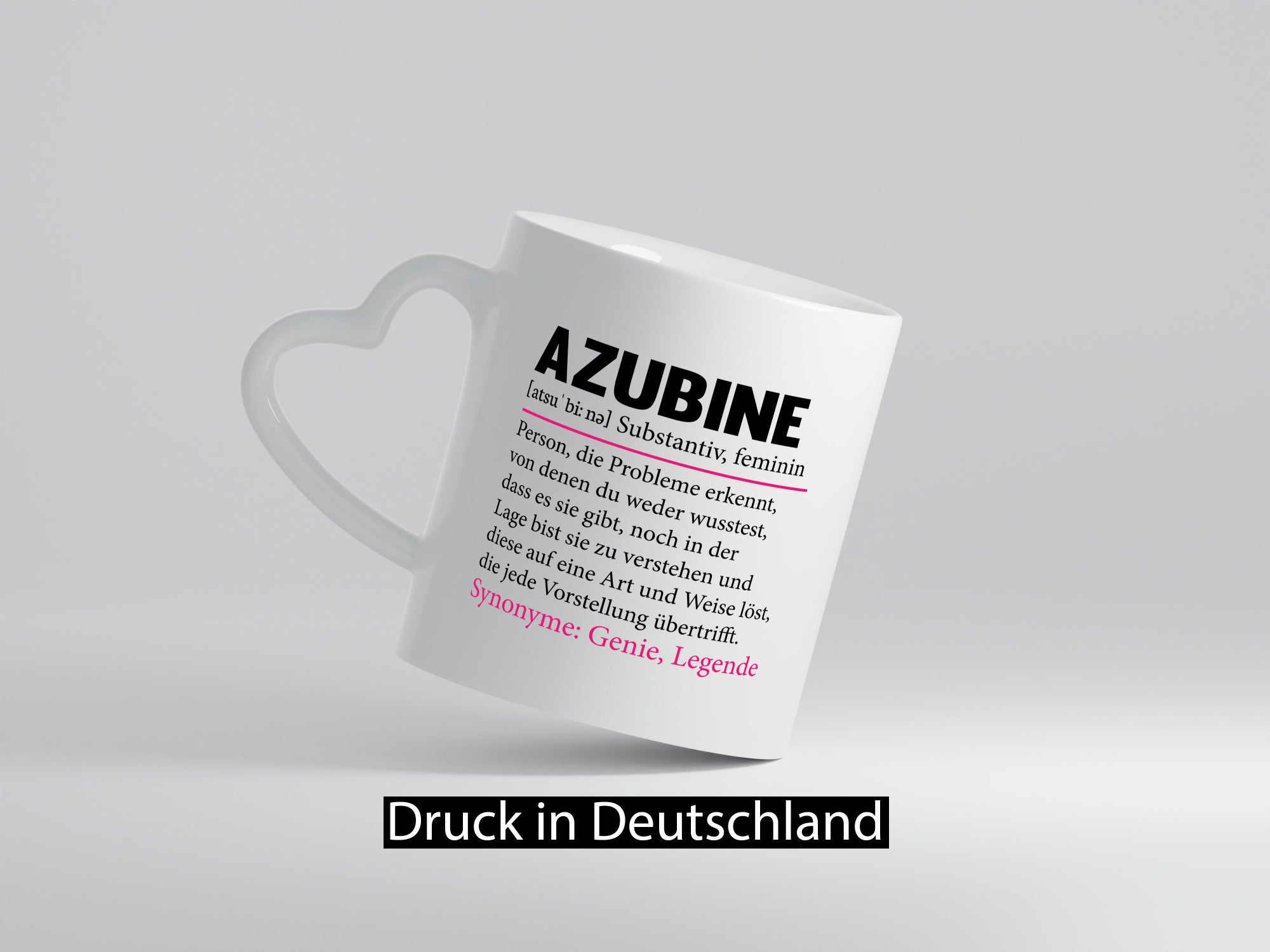 Azubine | Beruf Ausbildung Lehre Lehrling lustig Arbeit Kollegen Büro Geschenk