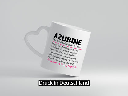 Azubine | Beruf Ausbildung Lehre Lehrling lustig Arbeit Kollegen Büro Geschenk