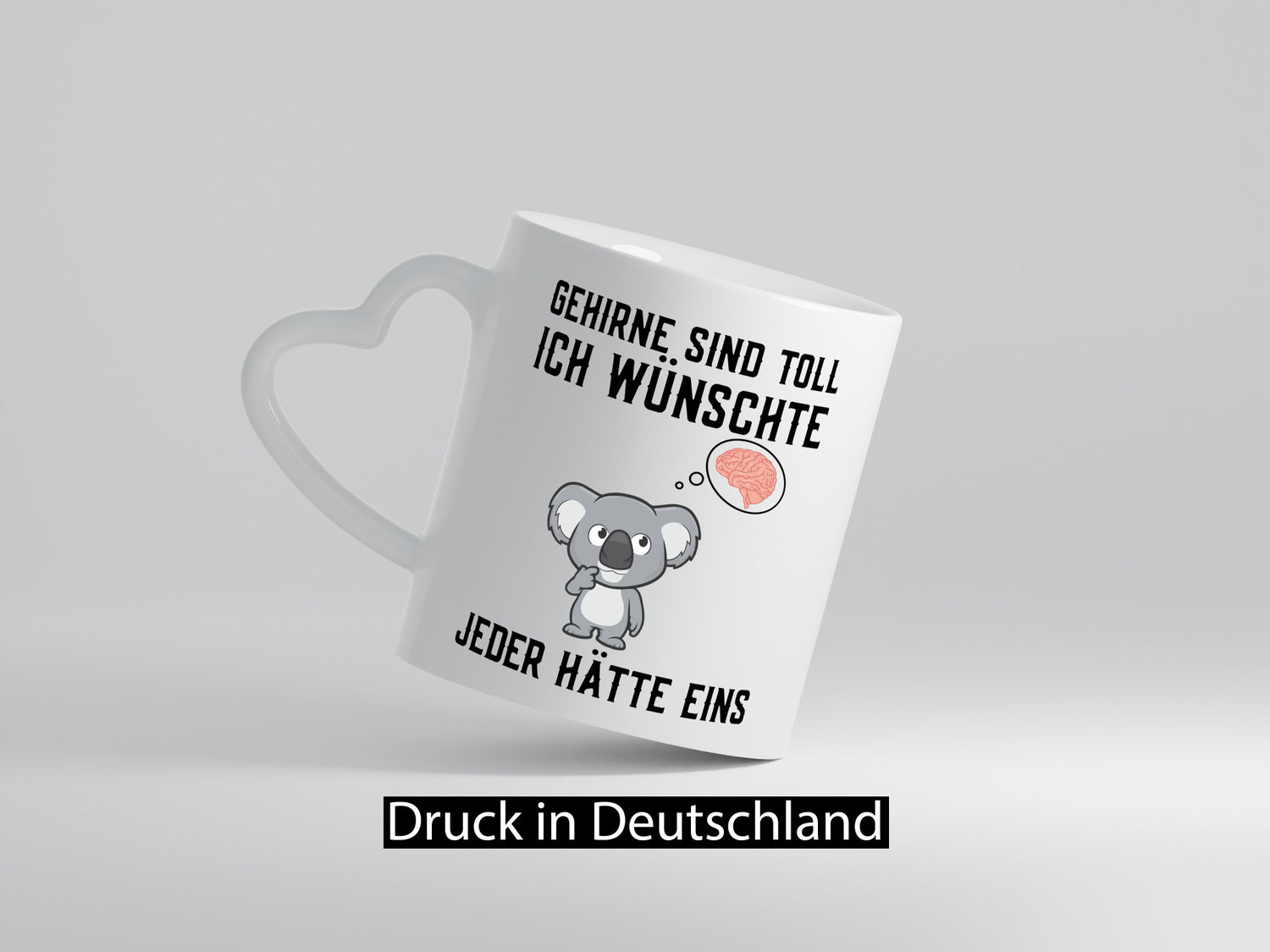 Gehirne sind toll | Dummheit Koala Comic witziger Spruch Geschenkidee Humor