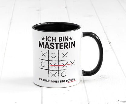 Löse Probleme: Masterin | Student Uni Studium Humor Geschenkidee Tasse