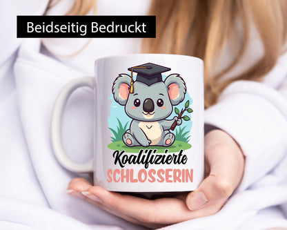 Koalifizierte Schlosserin | Schlosserei Humor Geschenkidee Tasse