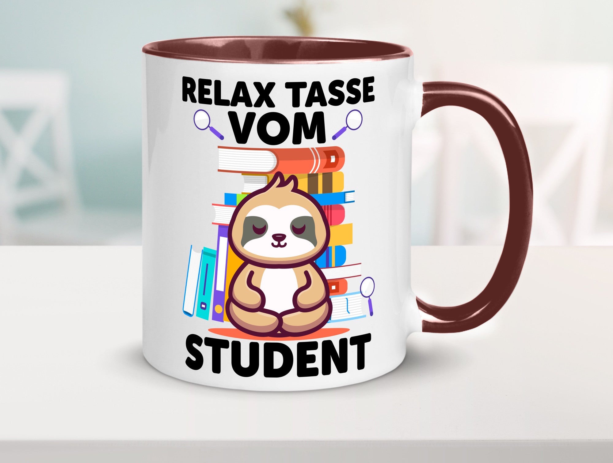 Relax Tasse: Student | Universität Uni Studium lustiger Spruch Geschenk Humor