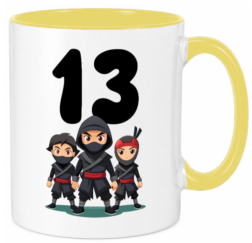 13. Geburtstag | 13 Jahre Ninja Geschenk Geschenkidee lustiger Spruch Tasse