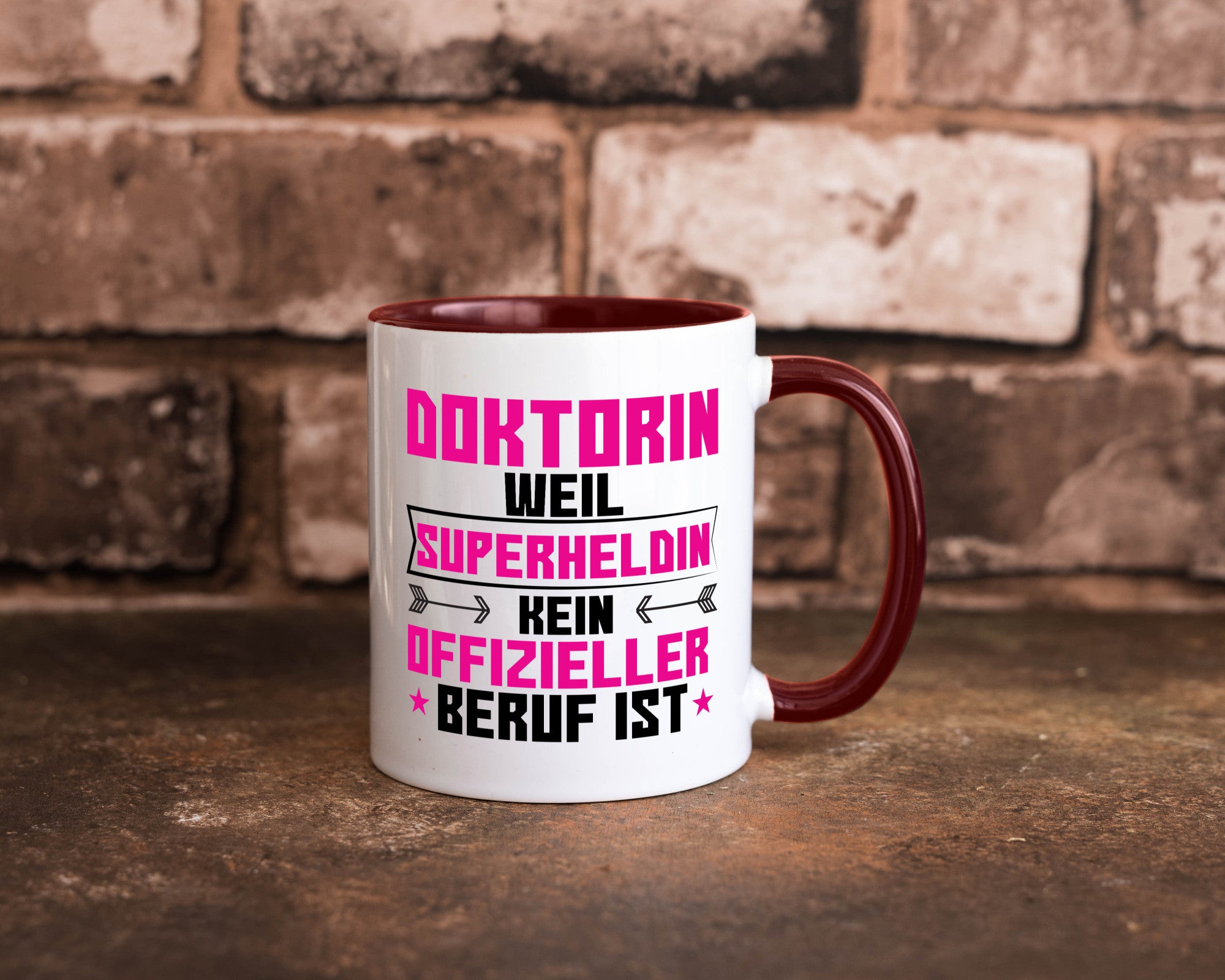 Superheldin Doktorin | Doktorand Doktortitel Geschenkidee Humor Tasse