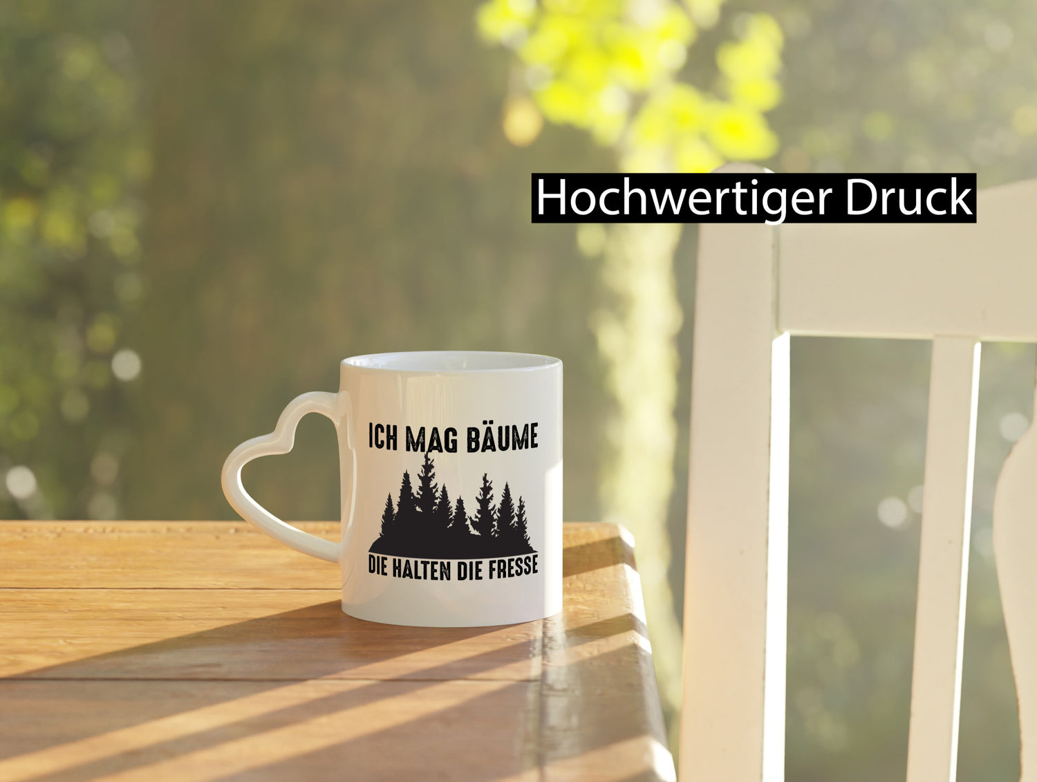 Ich mag Bäume | Wald Die halten Fresse Geschenk Humor Geschenkidee lustiger