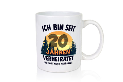 Ich bin Verheiratet | 20. Hochzeitstag Ehepaar lustiger Spruch Geschenk Humor