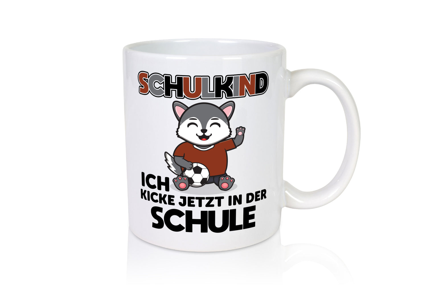 Ich kicke jetzt in der Schule | Fußball Kind lustiger Spruch Geschenk Humor