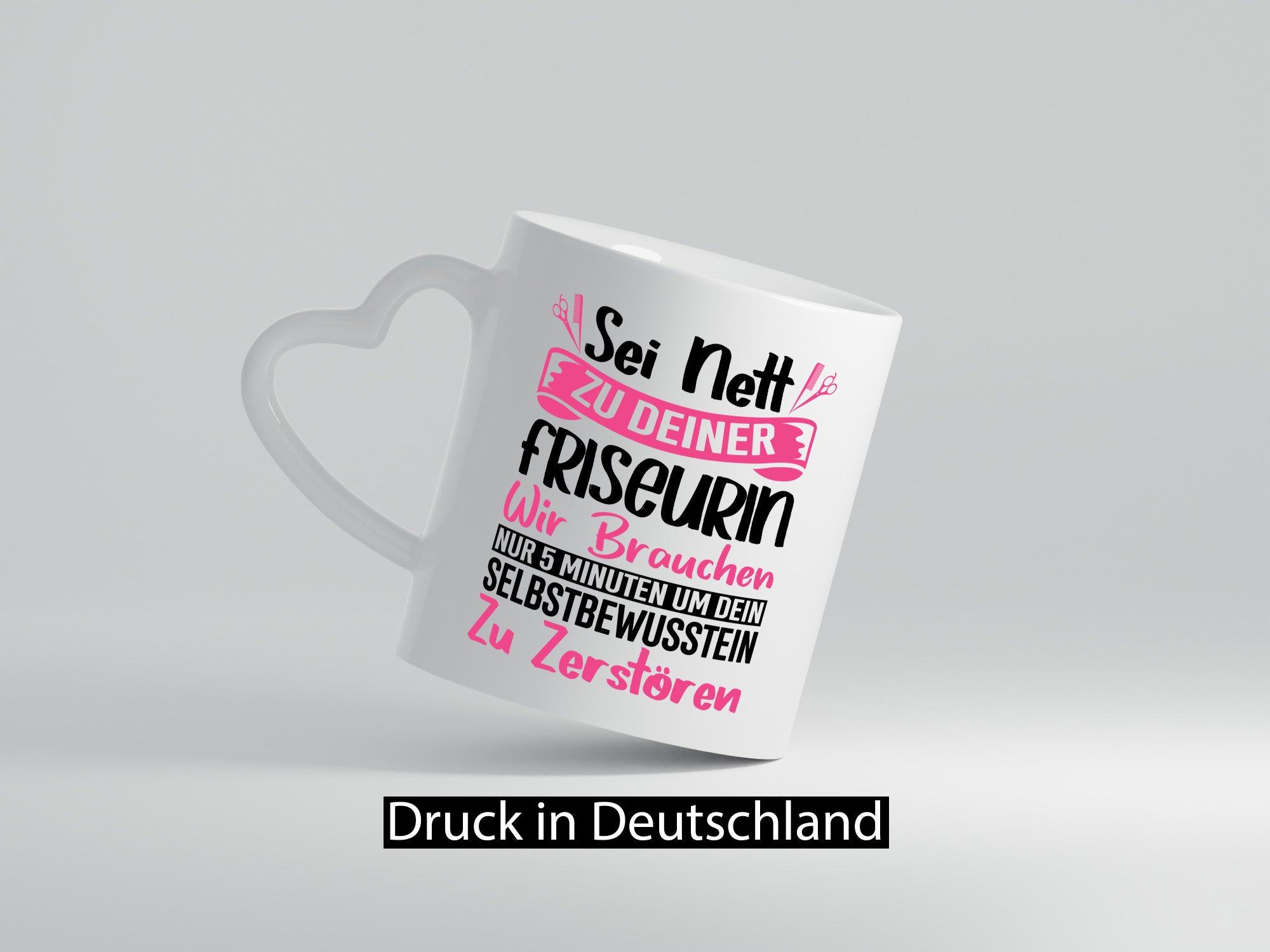 Sei nett zu deiner Friseurin | Barbershop Haareschneiden Geschenkidee Humor