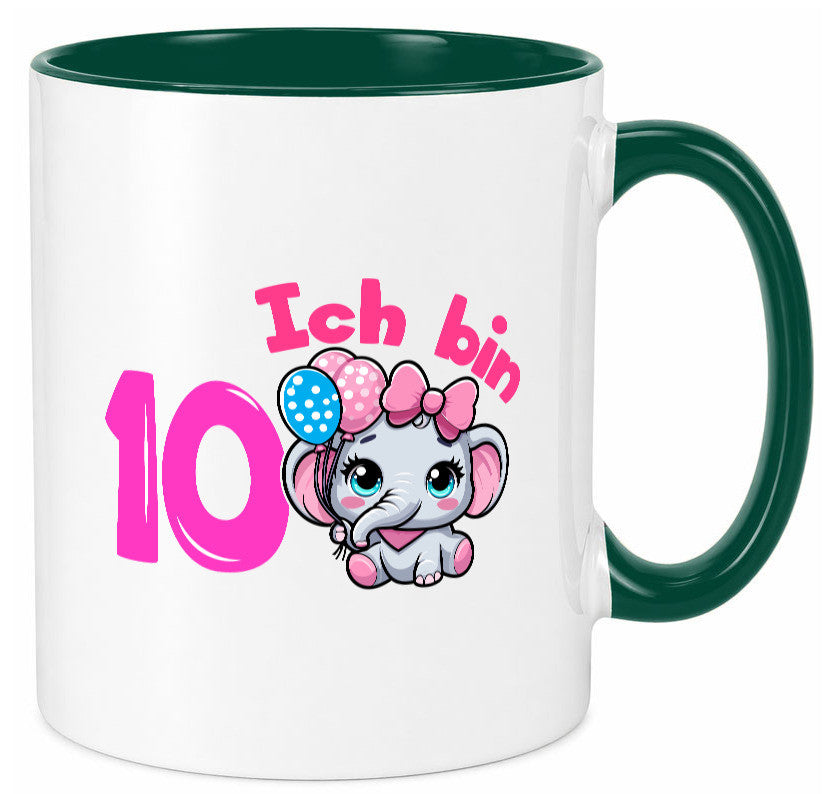 10. Geburtstag | 10 Jahre Elefant Mädchen Geschenk Geschenkidee lustiger Spruch