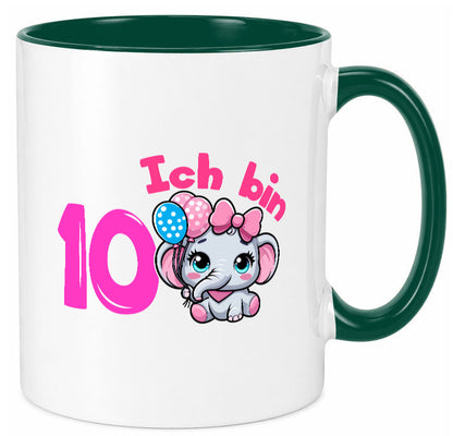 10. Geburtstag | 10 Jahre Elefant Mädchen Geschenk Geschenkidee lustiger Spruch