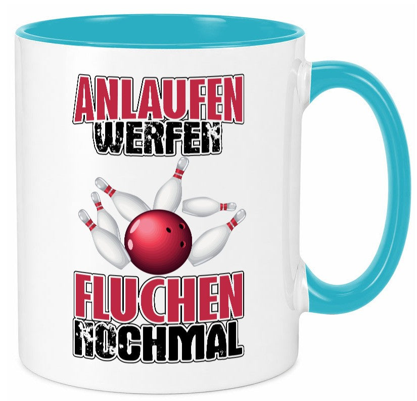 Bowling Tasse Geschenk Humor Geschenkidee lustiger Spruch