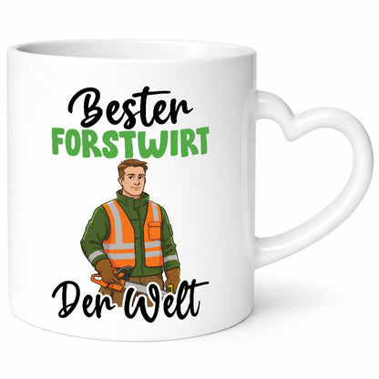 Bester Forstwirt | Waldarbeiter v2 Geschenk Arbeit Kollegen Büro lustiger