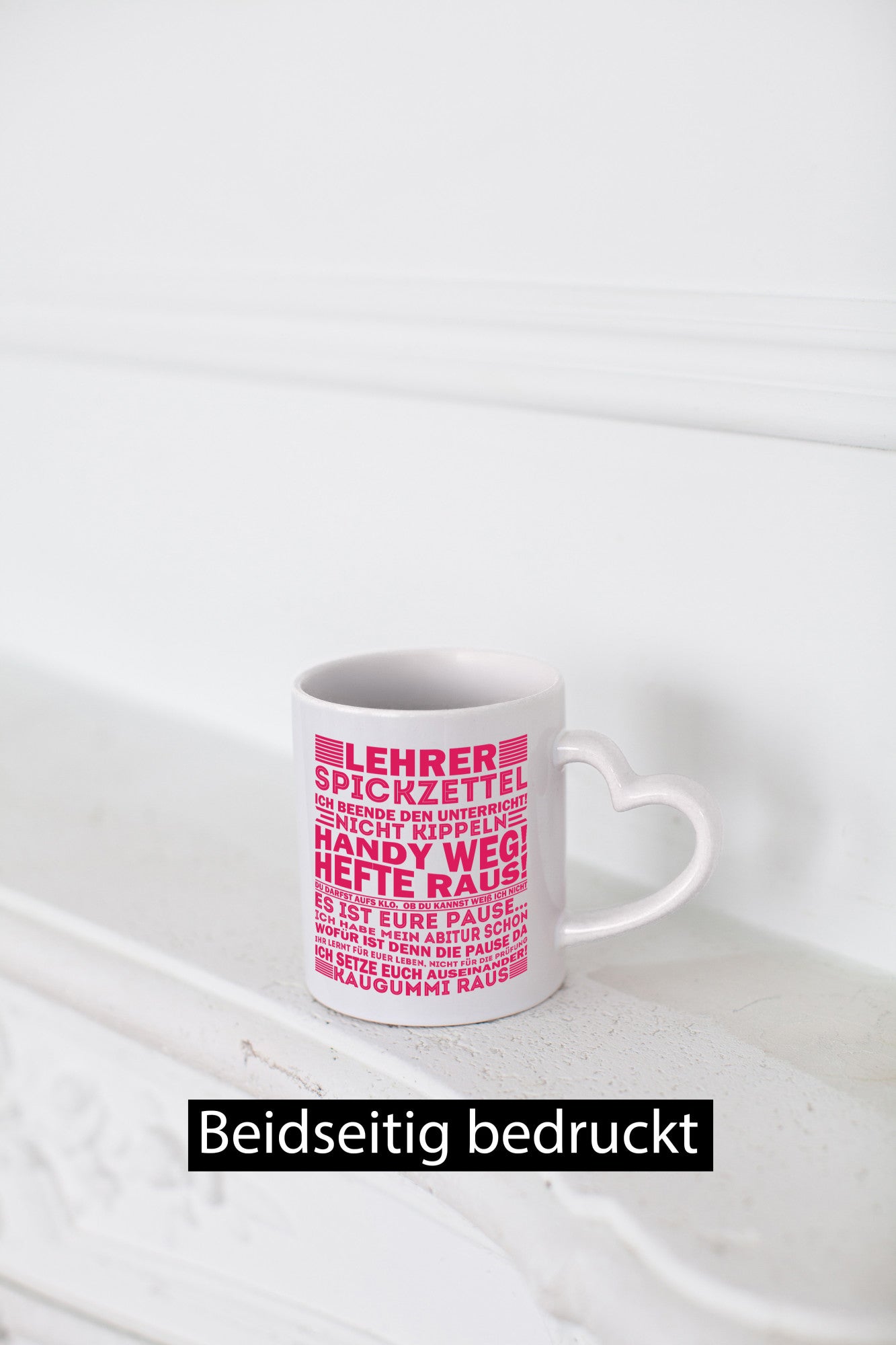 Lehrer Spickzettel | Beruf Tasse lustiger Spruch vl3 Humor Arbeit Kollegen Büro