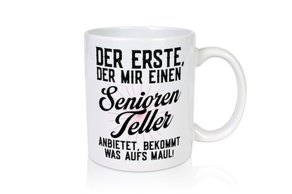 Senioren Teller | rentner Ruhestand lustig Jubiläum Geschenk Tasse