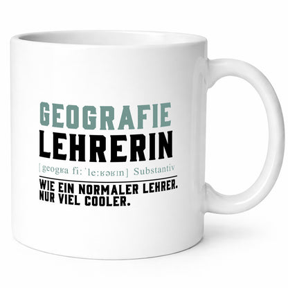 Geographielehrerin | Lehrerin Unterricht Lieblingslehrerin Geschenk Humor
